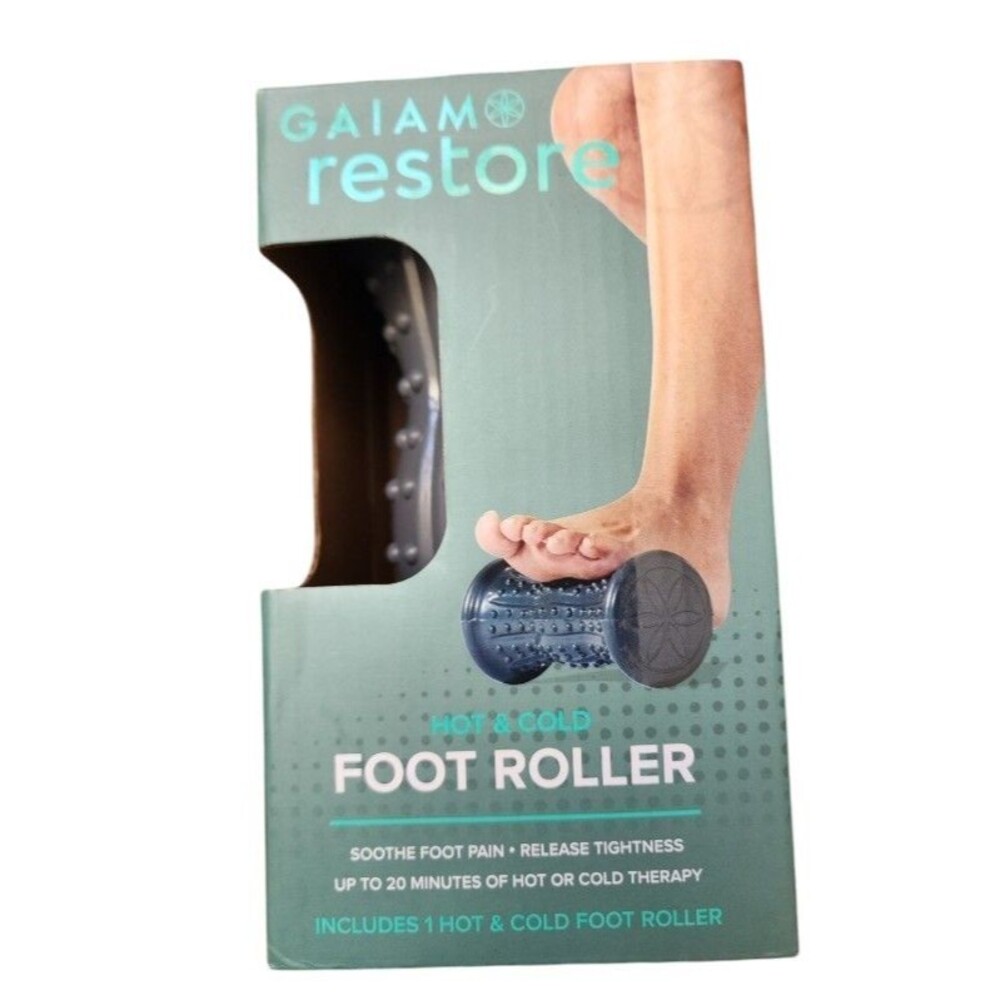 Gaiam Restore Hot/Cold Foot Roller NIB